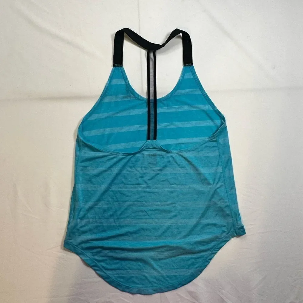 EUC NIKE Women’s Dri Fit Teal Blue Tank Lightweight Activewear Top - Size XS - Picture 8 of 8